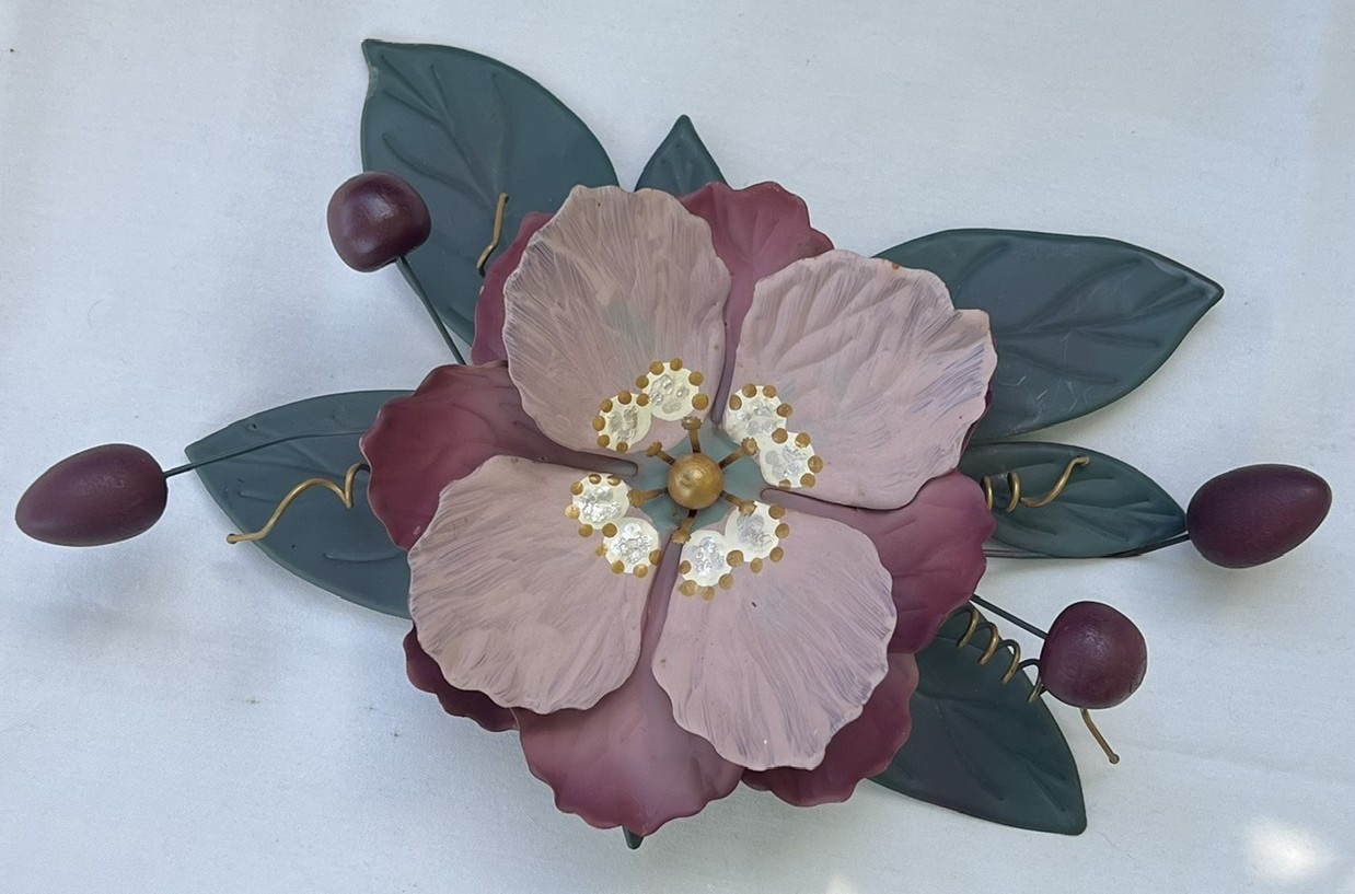scrap metal garden art